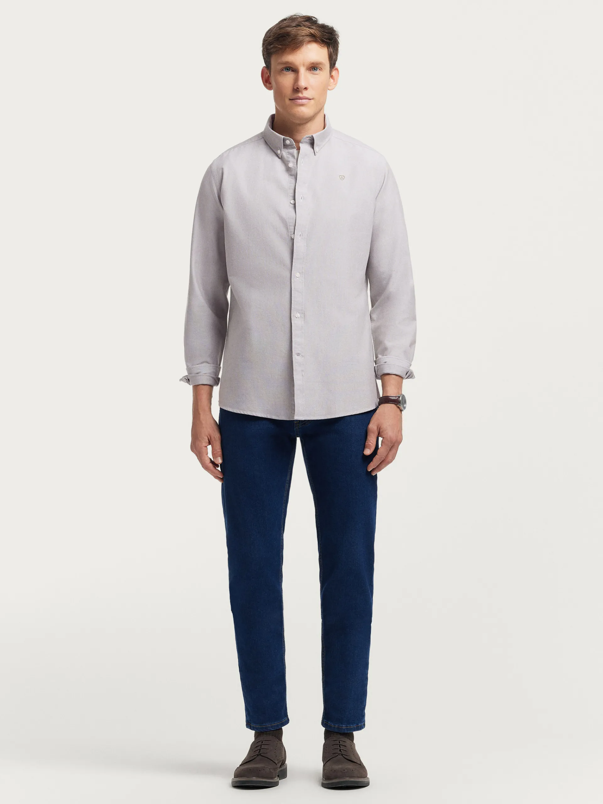 Oxford-Alvaro Moreno CAMISA OXFORD SOLID Verde