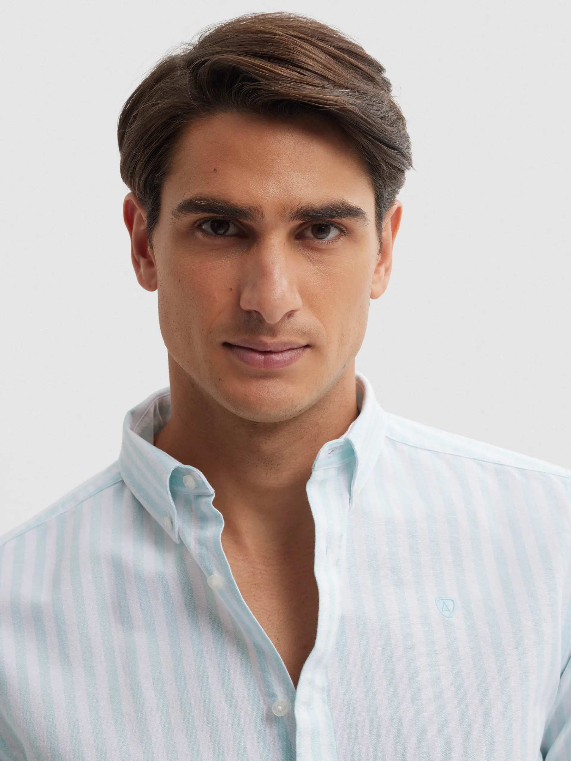 Oxford-Alvaro Moreno CAMISA OXFORD SUNSET Verde Agua