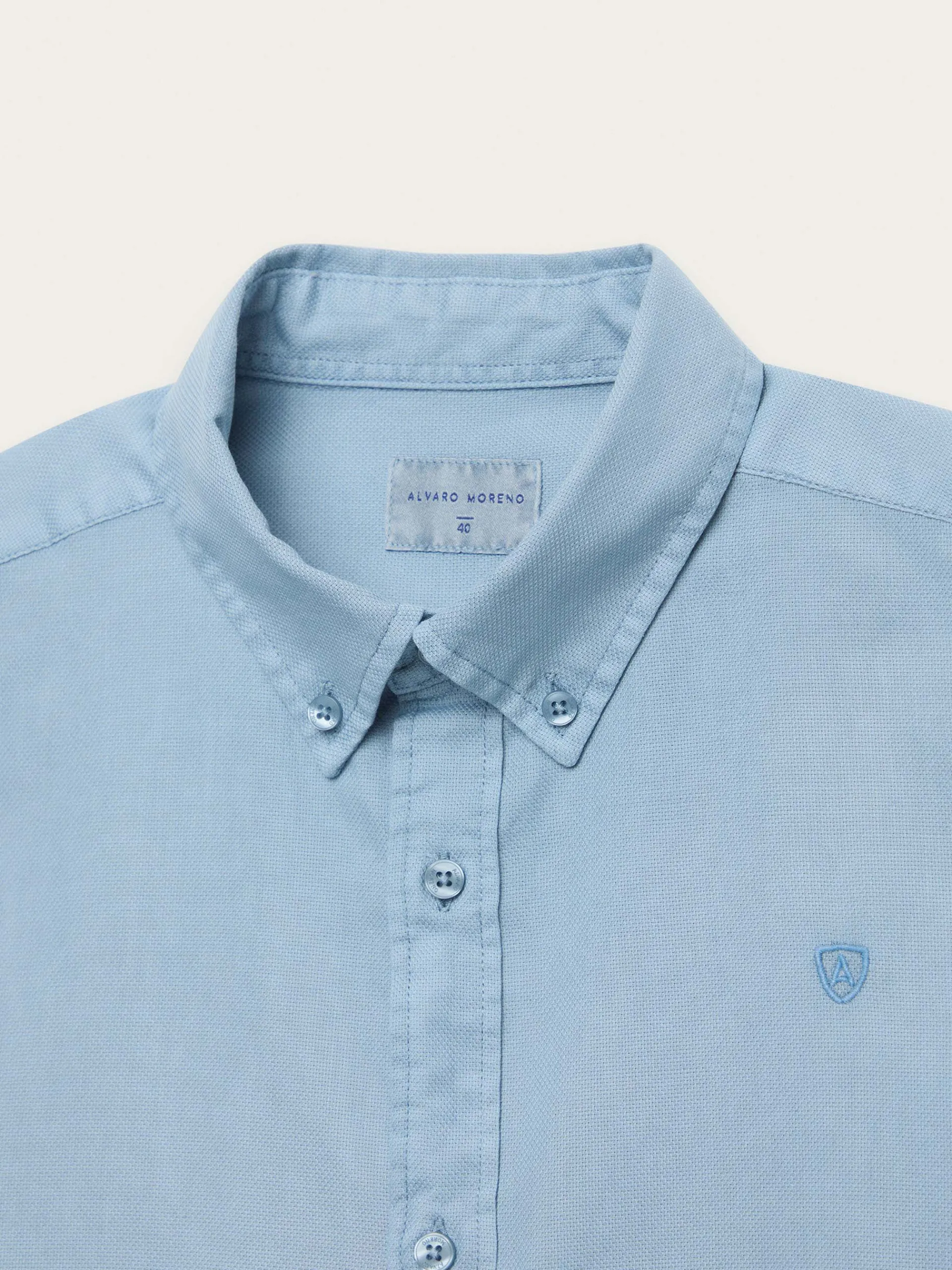 Casual-Alvaro Moreno CAMISA PANAMA DYE Azul