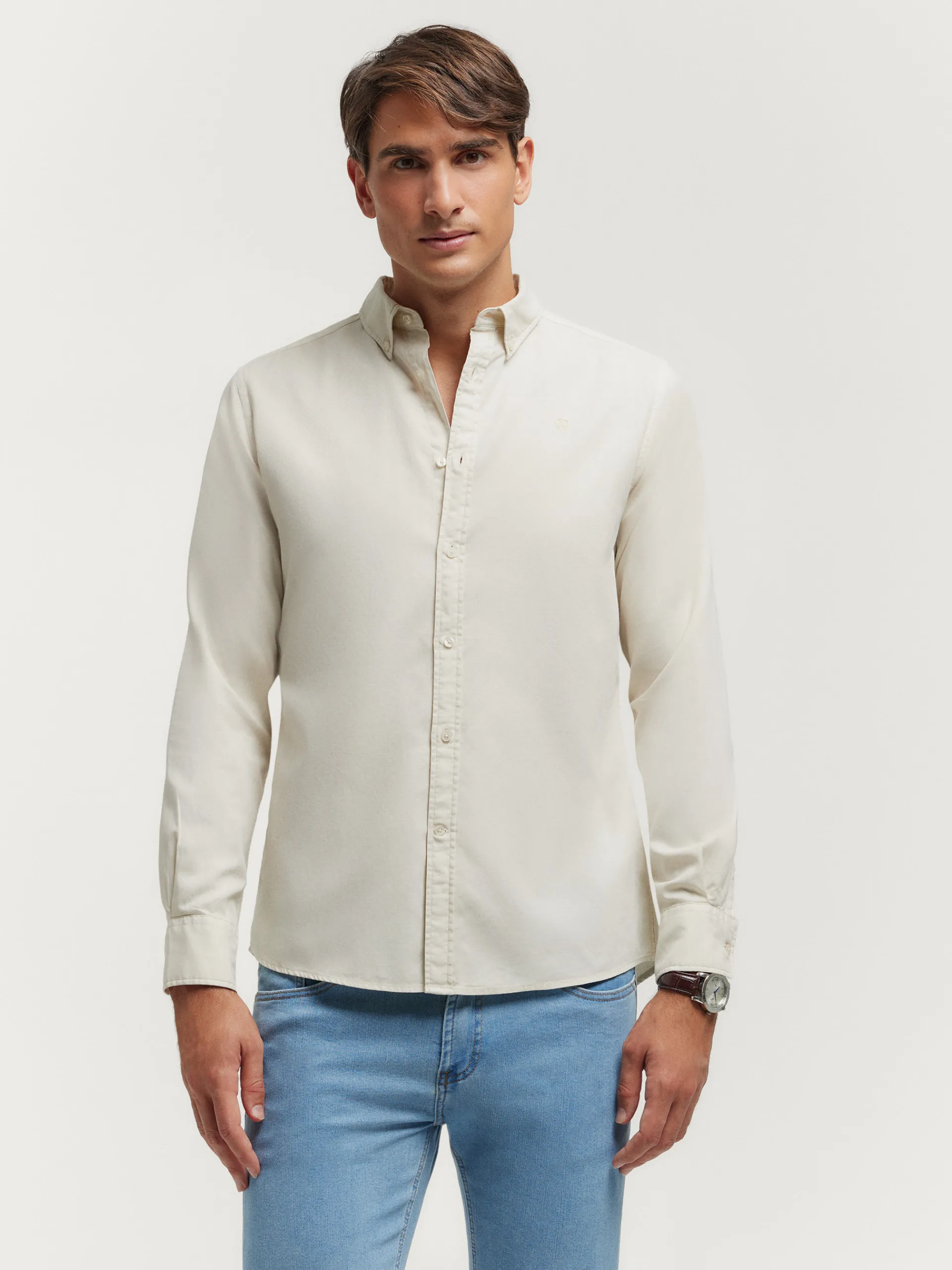 Casual-Alvaro Moreno CAMISA PANAMA DYE Beige