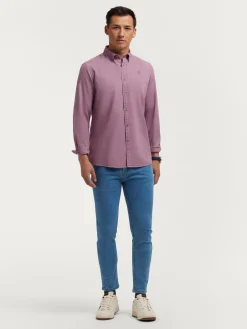 Casual-Alvaro Moreno CAMISA PANAMA DYE Burdeos