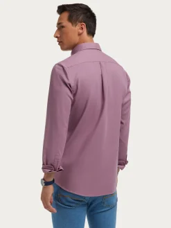 Casual-Alvaro Moreno CAMISA PANAMA DYE Burdeos