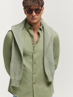 Casual-Alvaro Moreno CAMISA PANAMA DYE Verde