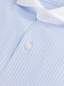 Camisas Vestir|Camisas Vestir-Alvaro Moreno CAMISA RAYAS C. BLANCO Celeste