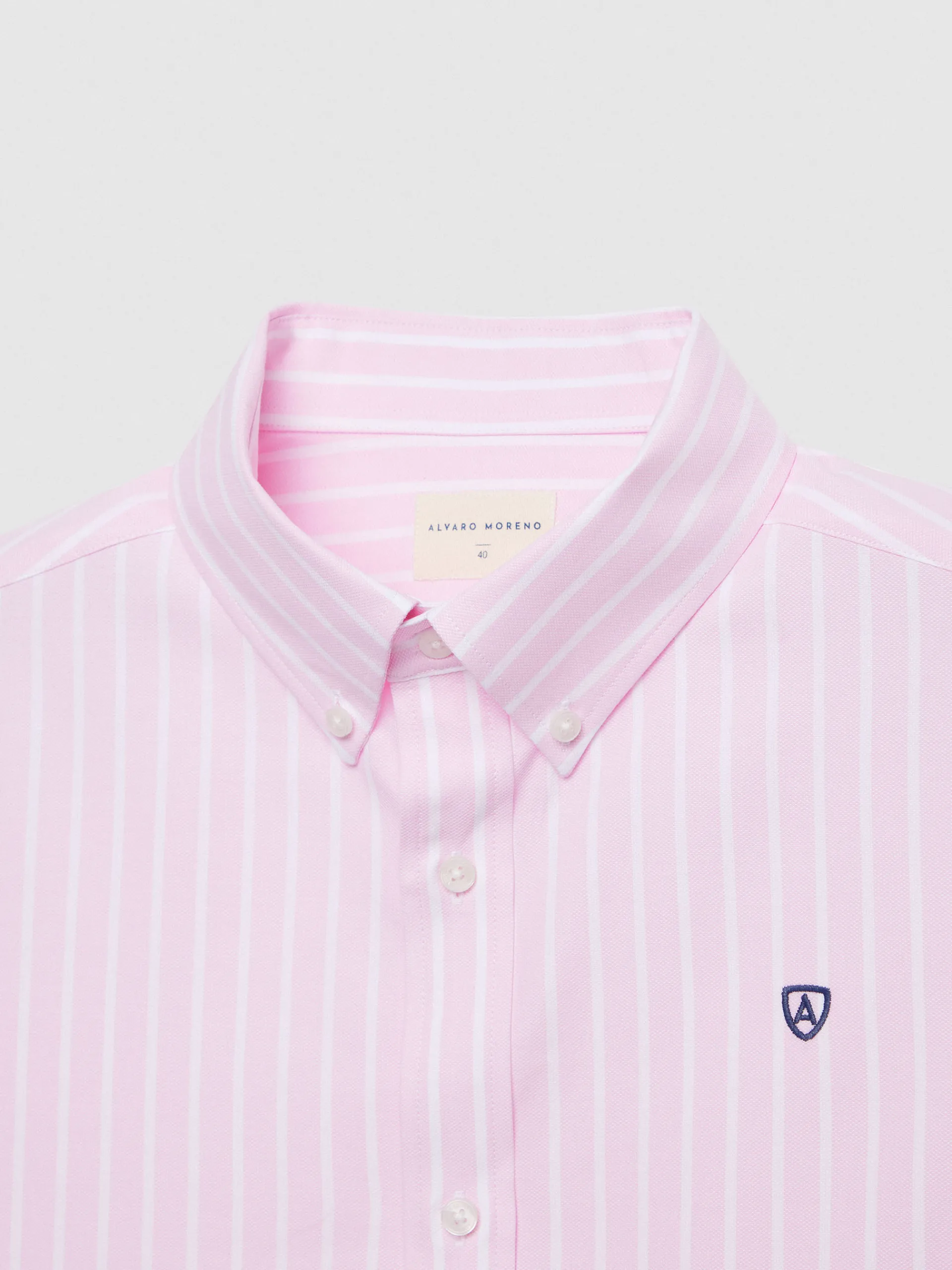 Casual-Alvaro Moreno CAMISA RAYAS DUTTON Rosa