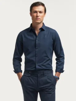 Casual-Alvaro Moreno CAMISA TWILL DYE Azul Marino