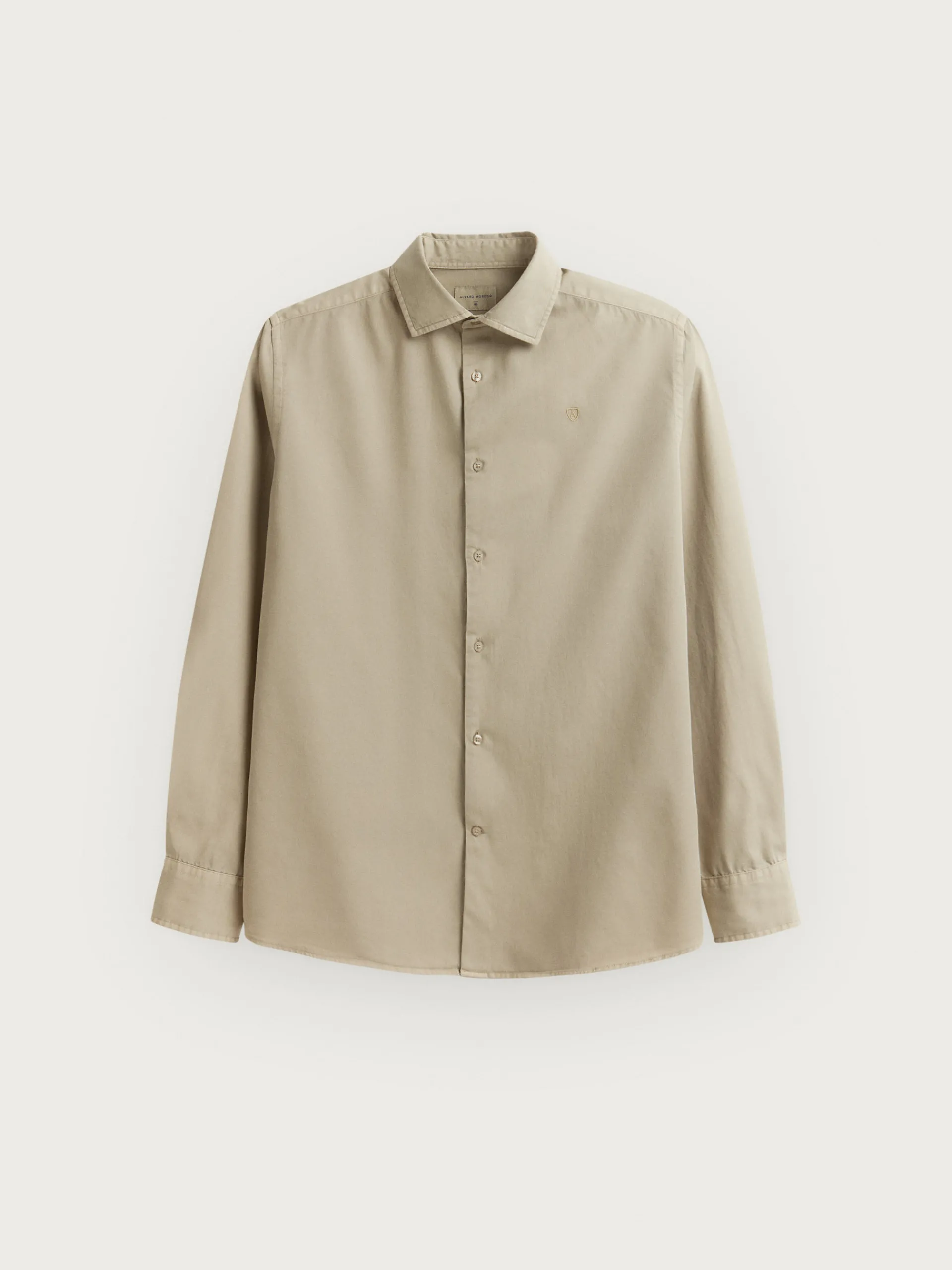 Casual-Alvaro Moreno CAMISA TWILL DYE Beige