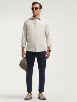 Casual-Alvaro Moreno CAMISA TWILL DYE Crudo