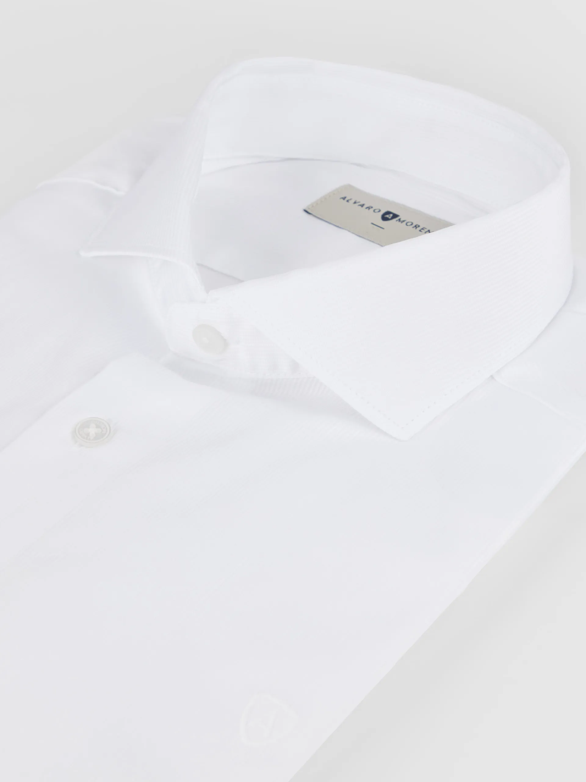 Camisas Vestir|Camisas Vestir-Alvaro Moreno CAMISA VESTIR DOBBY Blanco