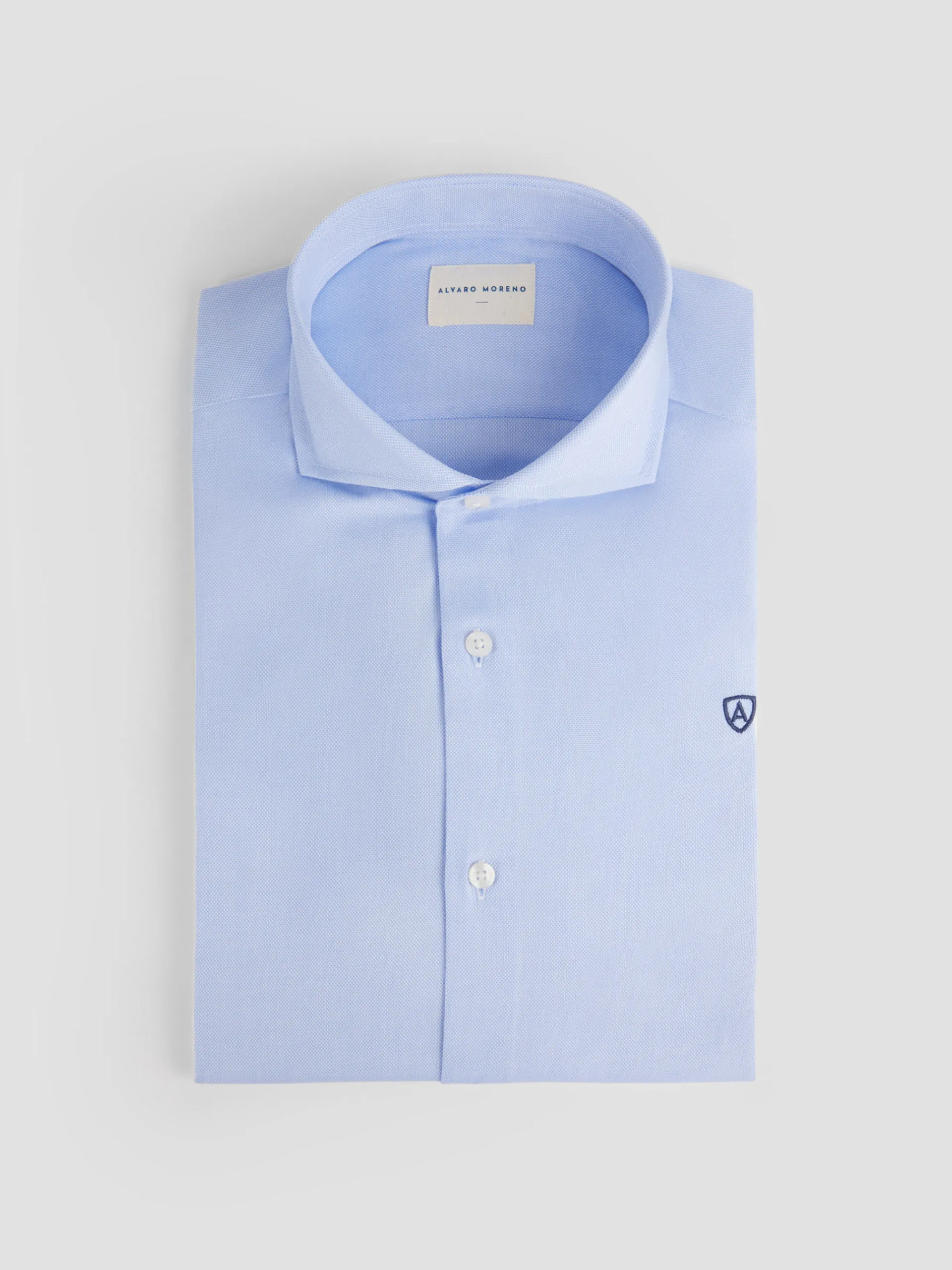 Camisas Vestir|Camisas Vestir-Alvaro Moreno CAMISA VESTIR ESTRUCTURA Azul