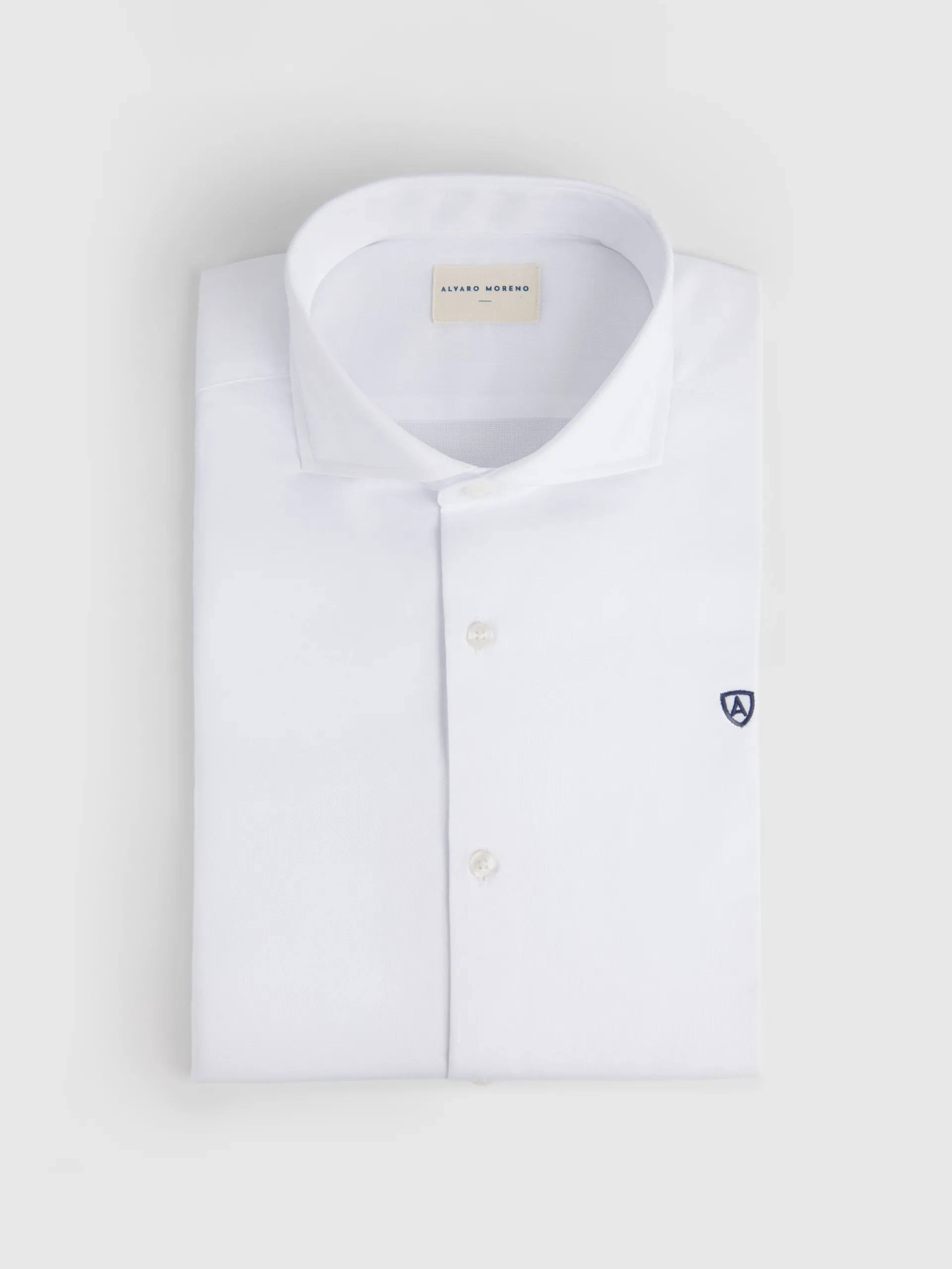Camisas Vestir|Camisas Vestir-Alvaro Moreno CAMISA VESTIR ESTRUCTURA Blanco