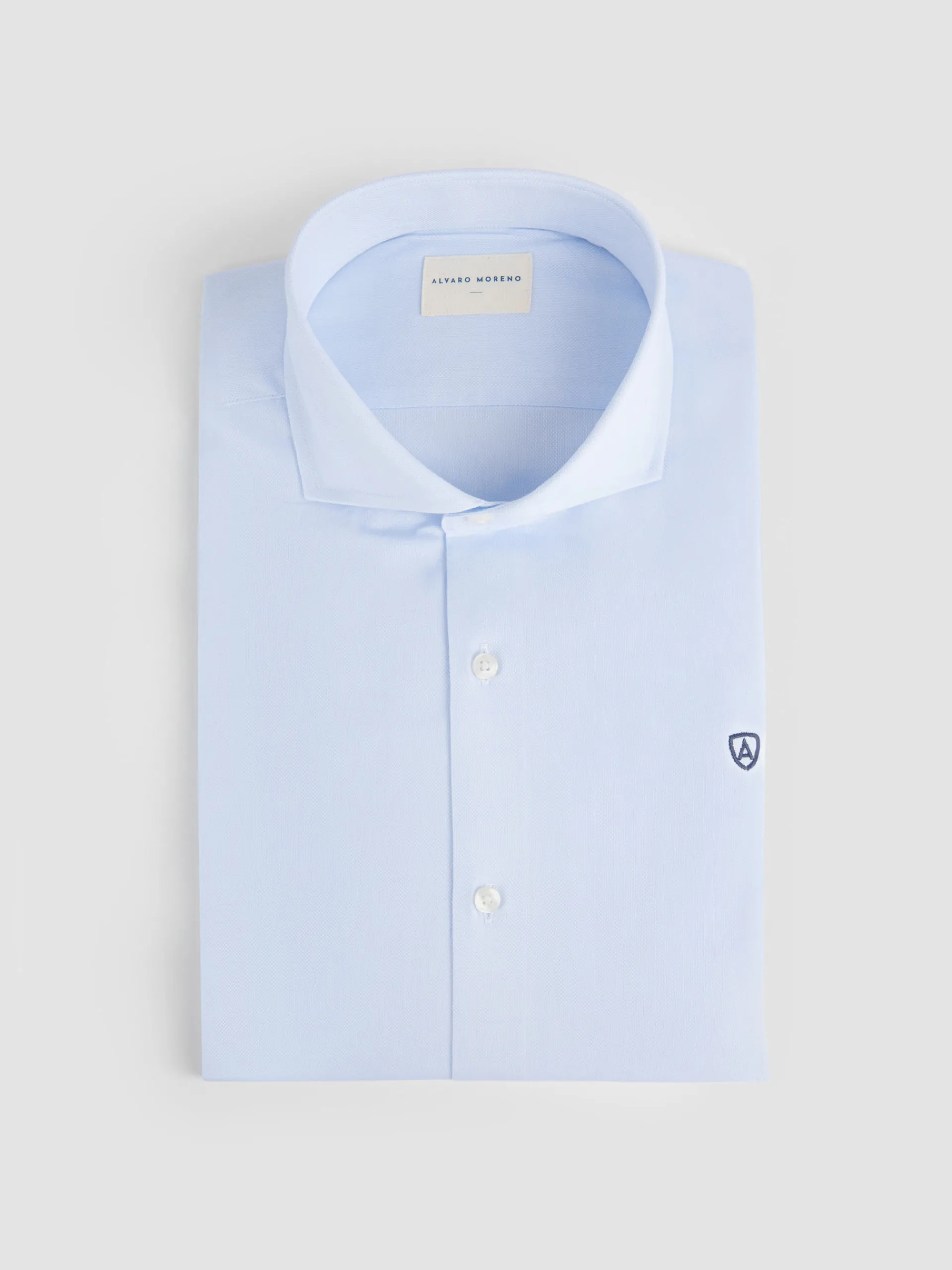 Camisas Vestir|Camisas Vestir-Alvaro Moreno CAMISA VESTIR ESTRUCTURA Celeste