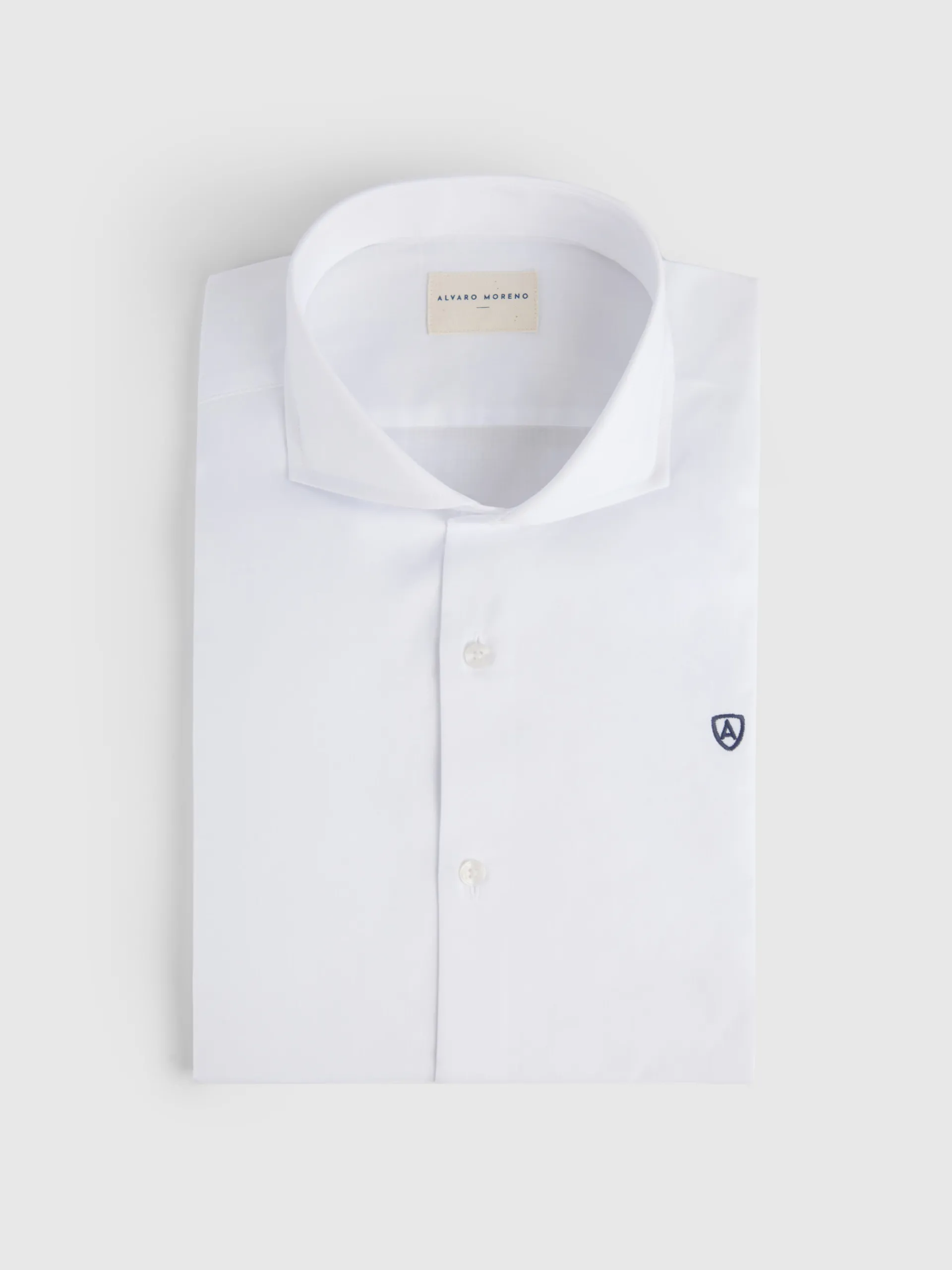 Camisas Vestir|Camisas Vestir-Alvaro Moreno CAMISA VESTIR HERRINGBONE Blanco