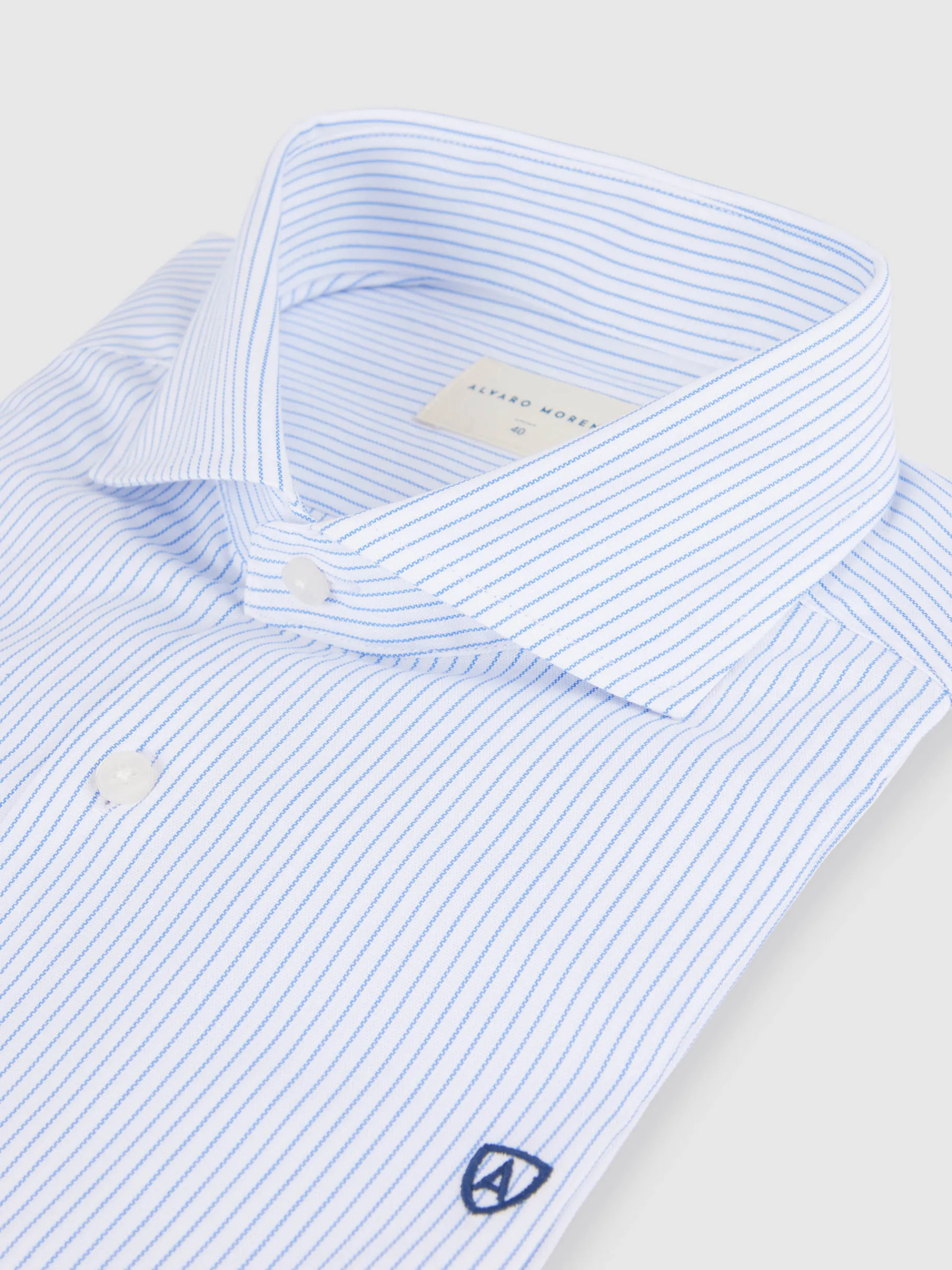 Camisas Vestir|Camisas Vestir-Alvaro Moreno CAMISA VESTIR P. POINT Celeste