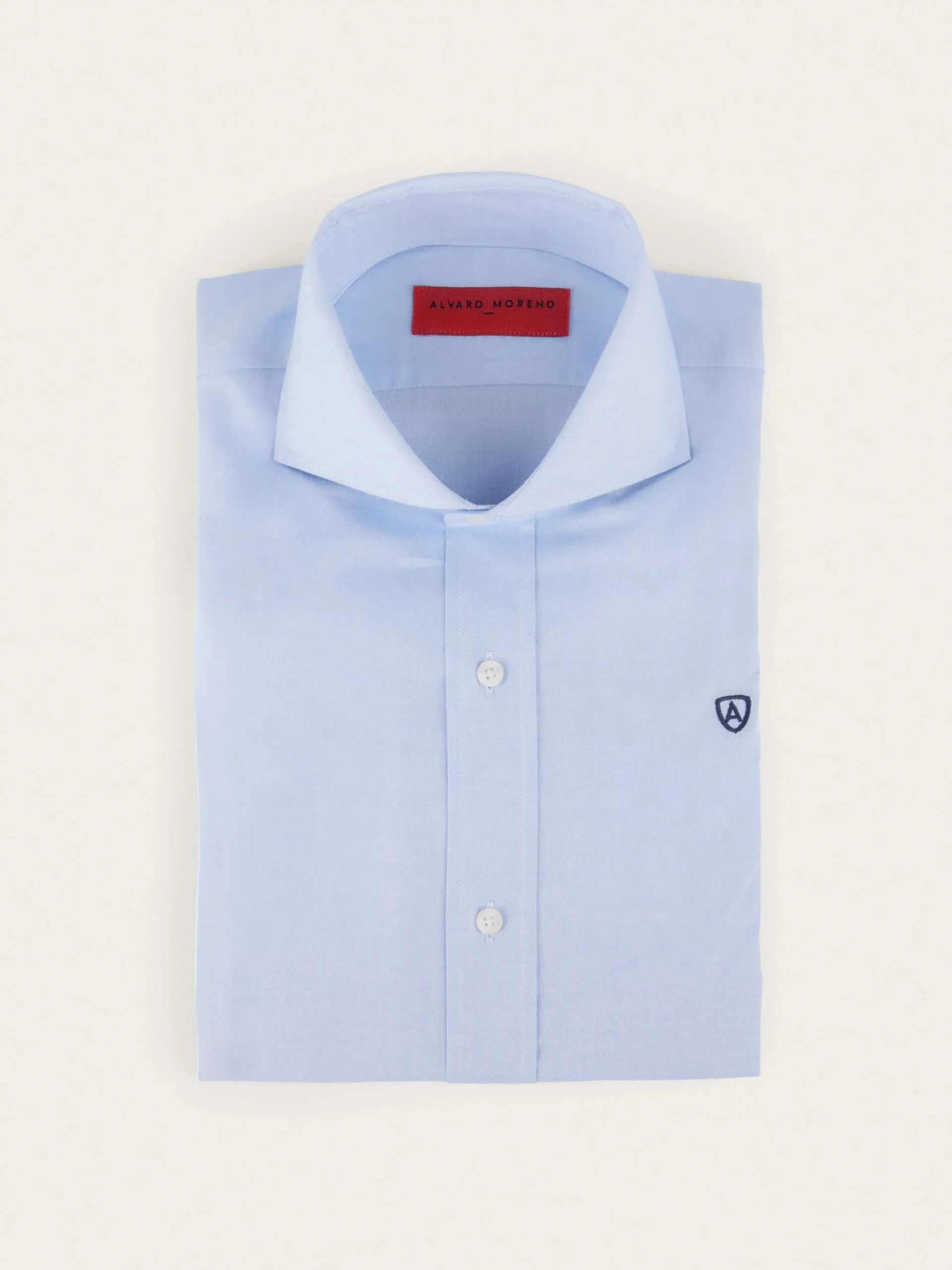 Camisas Vestir|Camisas Vestir-Alvaro Moreno CAMISA VESTIR P.POINT Celeste