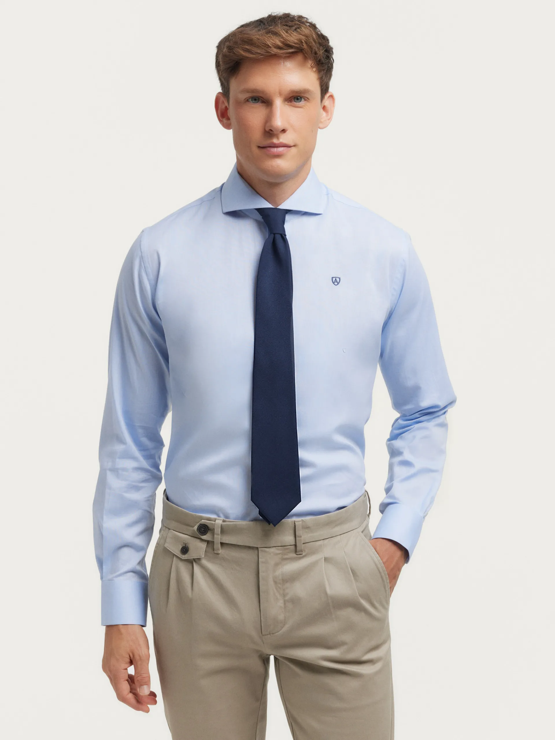 Camisas Vestir|Camisas Vestir-Alvaro Moreno CAMISA VESTIR P.POINT Celeste