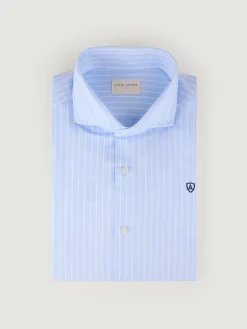 Camisas Vestir|Vestir-Alvaro Moreno CAMISA VESTIR RAYAS Celeste