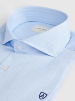 Camisas Vestir|Camisas Vestir-Alvaro Moreno CAMISA VESTIR RAYAS Celeste