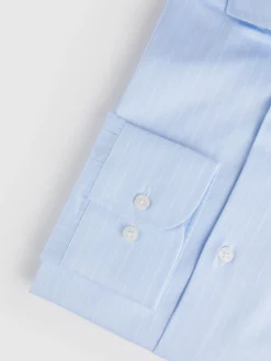 Camisas Vestir|Camisas Vestir-Alvaro Moreno CAMISA VESTIR RAYAS Celeste