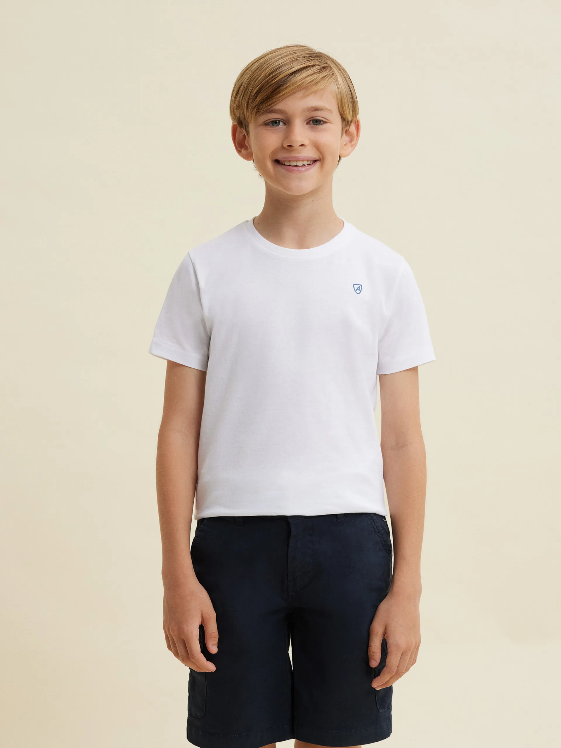 Camisetas-Alvaro Moreno CAMISETA BASIC KIDS Blanco