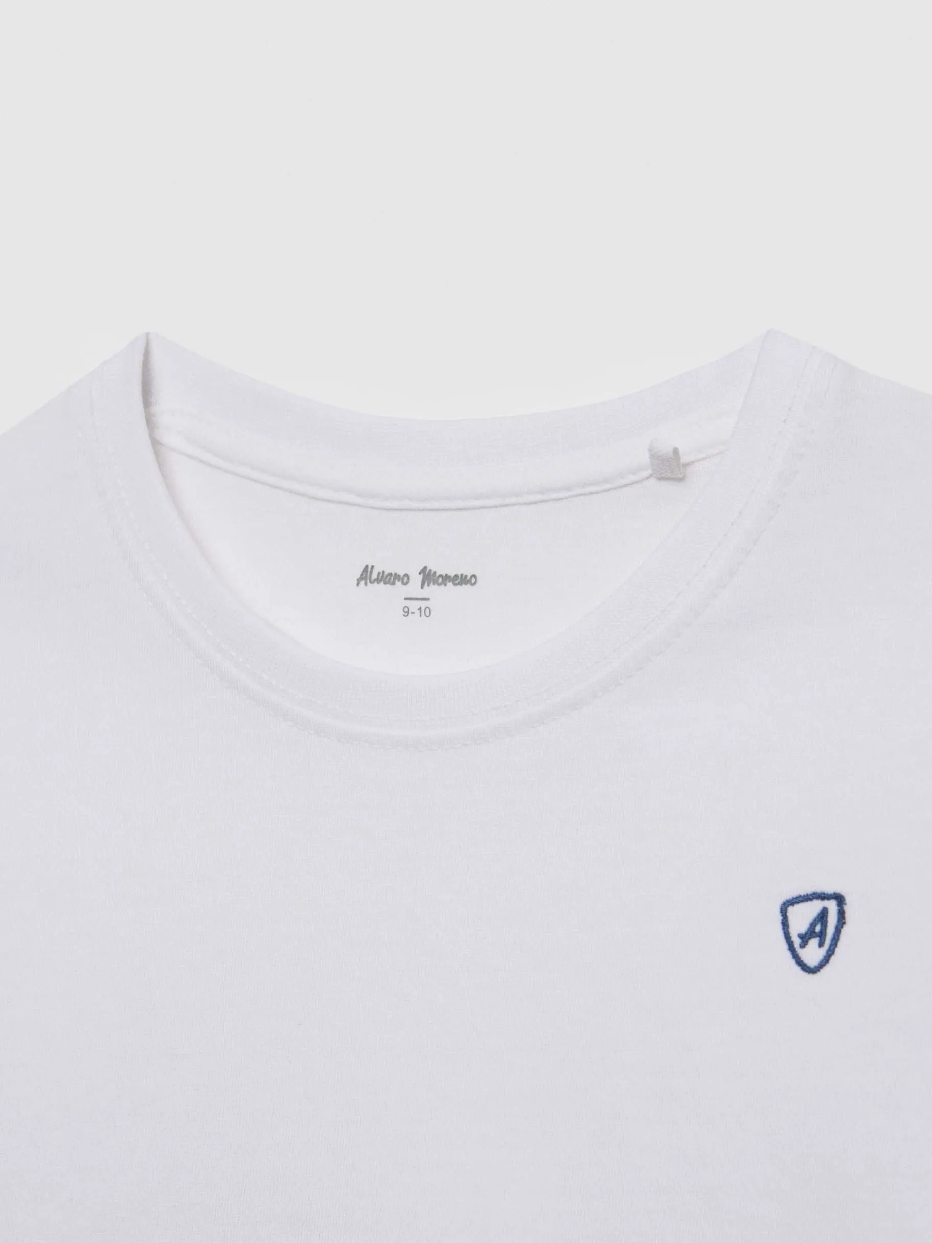 Camisetas-Alvaro Moreno CAMISETA BASIC KIDS Blanco