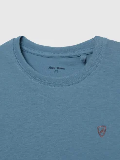 Camisetas-Alvaro Moreno CAMISETA BASIC KIDS Celeste