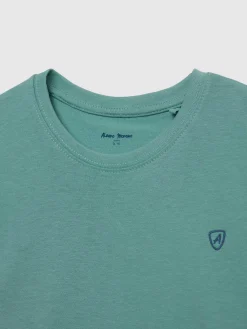 Camisetas-Alvaro Moreno CAMISETA BASIC KIDS Verde Agua