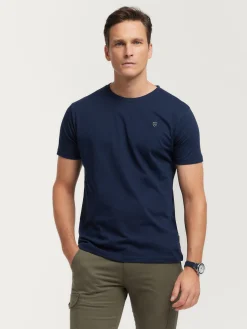 Camisetas-Alvaro Moreno CAMISETA BASICA Azul Marino