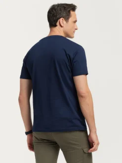 Camisetas-Alvaro Moreno CAMISETA BASICA Azul Marino