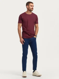 Camisetas-Alvaro Moreno CAMISETA BASICA Burdeos