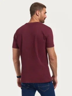 Camisetas-Alvaro Moreno CAMISETA BASICA Burdeos