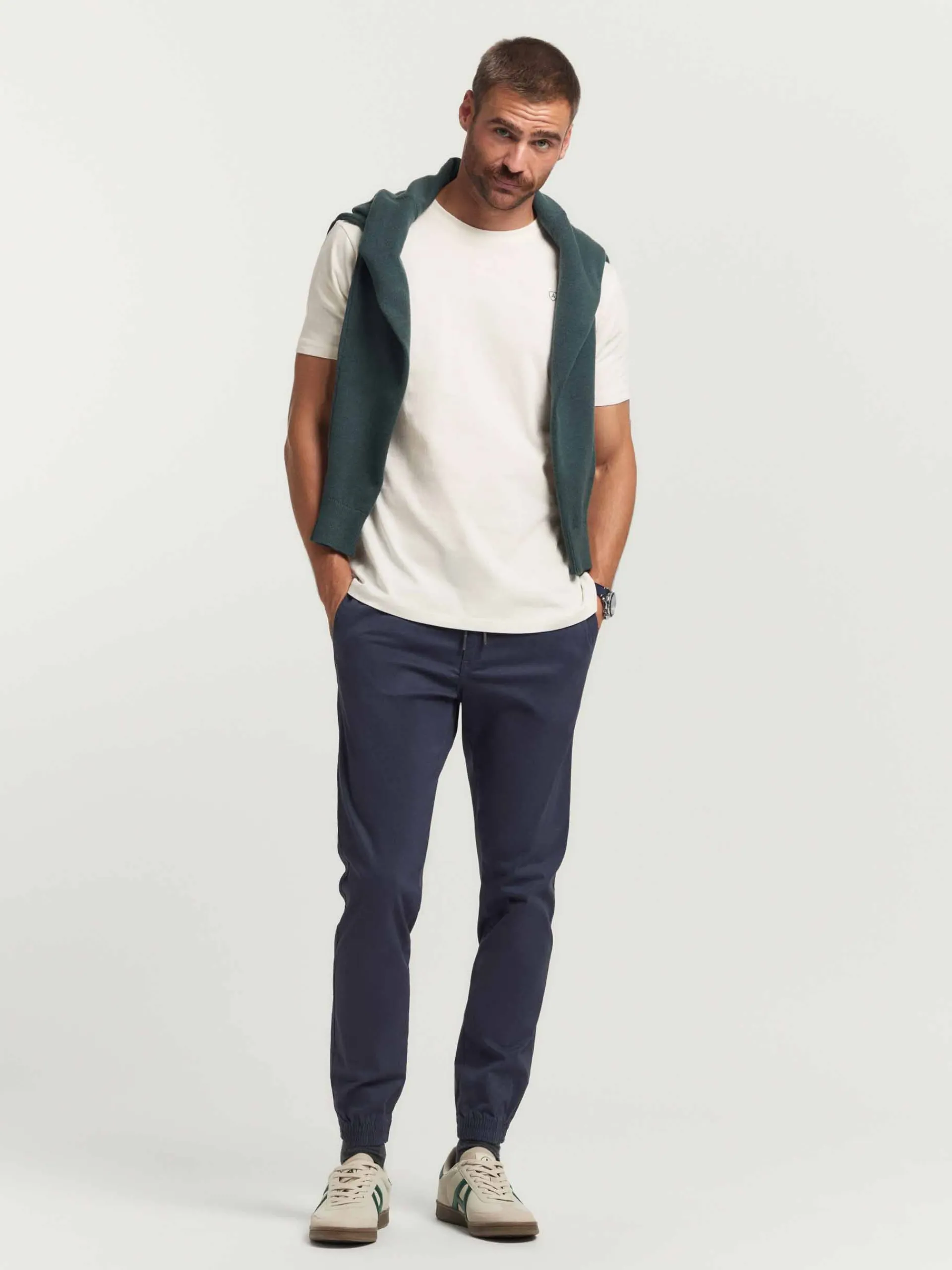 Camisetas-Alvaro Moreno CAMISETA BASICA Crudo