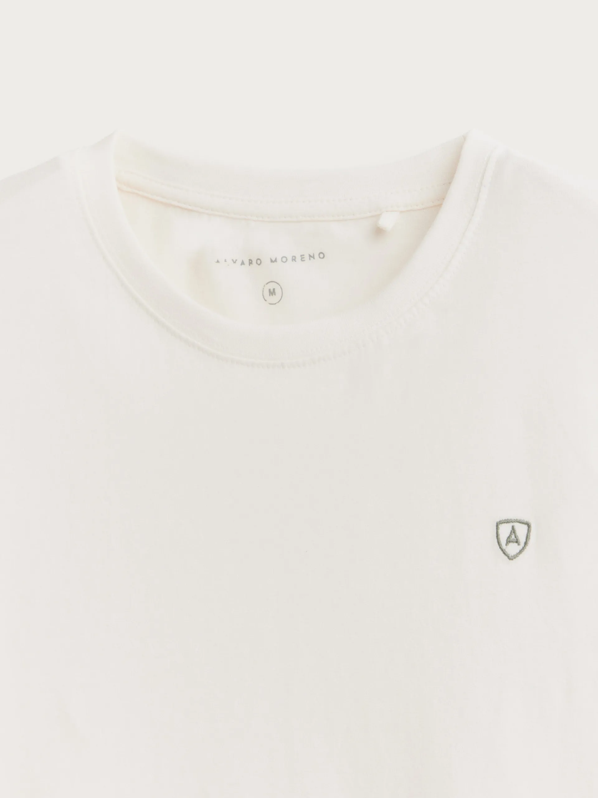 Camisetas-Alvaro Moreno CAMISETA BASICA Crudo