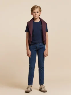 Camisetas-Alvaro Moreno CAMISETA BASICA KIDS Azul Marino