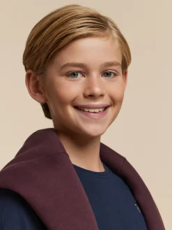 Camisetas-Alvaro Moreno CAMISETA BASICA KIDS Azul Marino