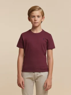 Camisetas-Alvaro Moreno CAMISETA BASICA KIDS Burdeos