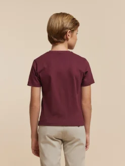 Camisetas-Alvaro Moreno CAMISETA BASICA KIDS Burdeos