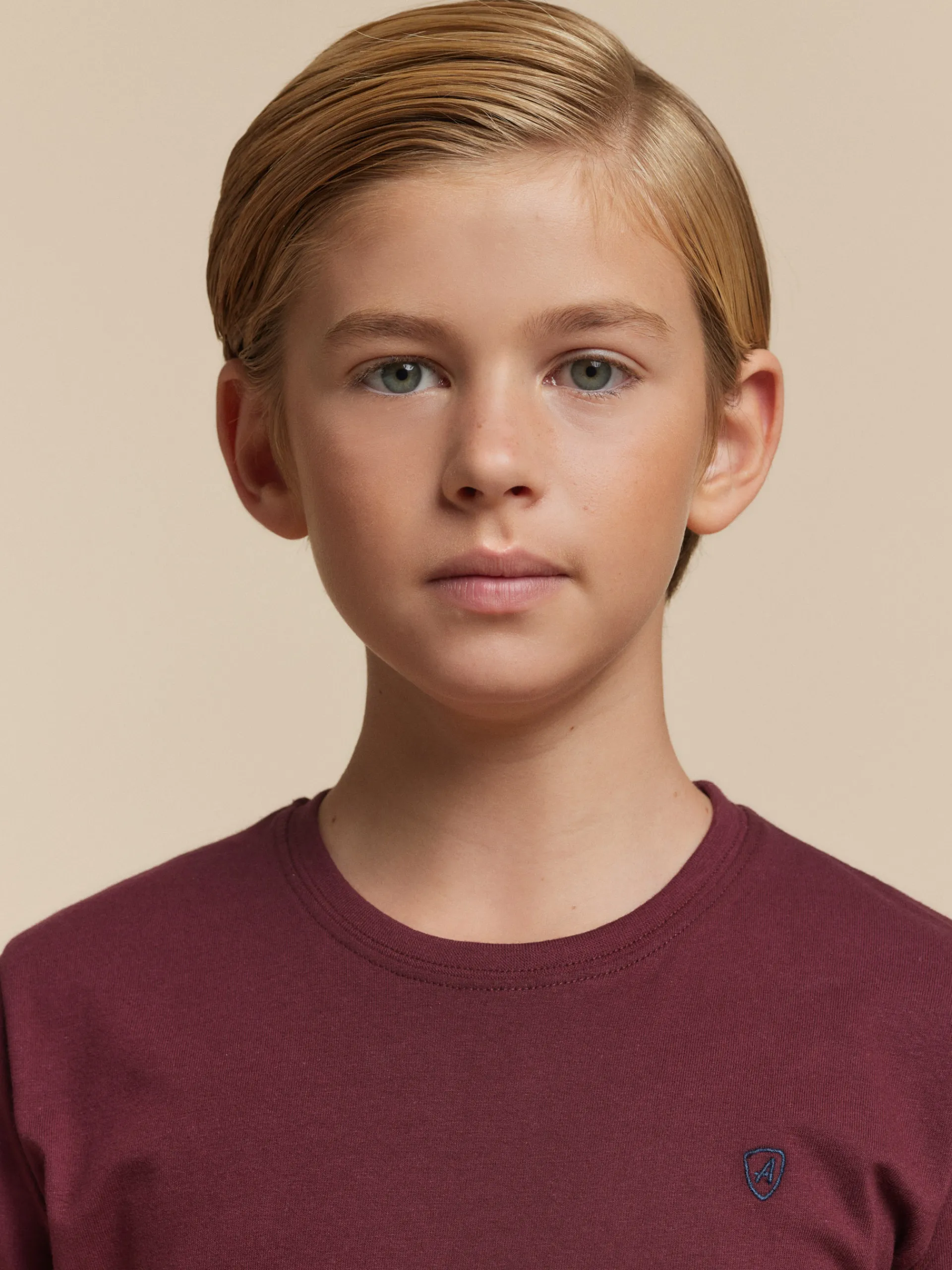 Camisetas-Alvaro Moreno CAMISETA BASICA KIDS Burdeos