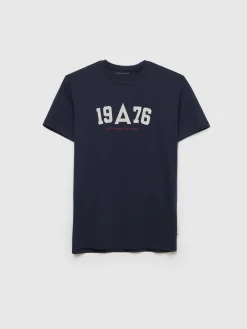 Camisetas-Alvaro Moreno CAMISETA COLLEGE Azul Marino