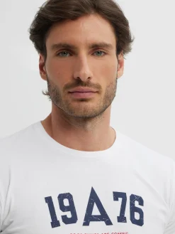 Camisetas-Alvaro Moreno CAMISETA COLLEGE Blanco