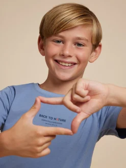 Camisetas-Alvaro Moreno CAMISETA EXPEDITION KIDS Azul