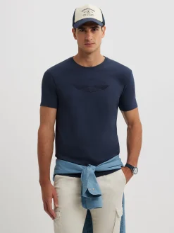 Camisetas-Alvaro Moreno CAMISETA FREEDOM Azul Marino