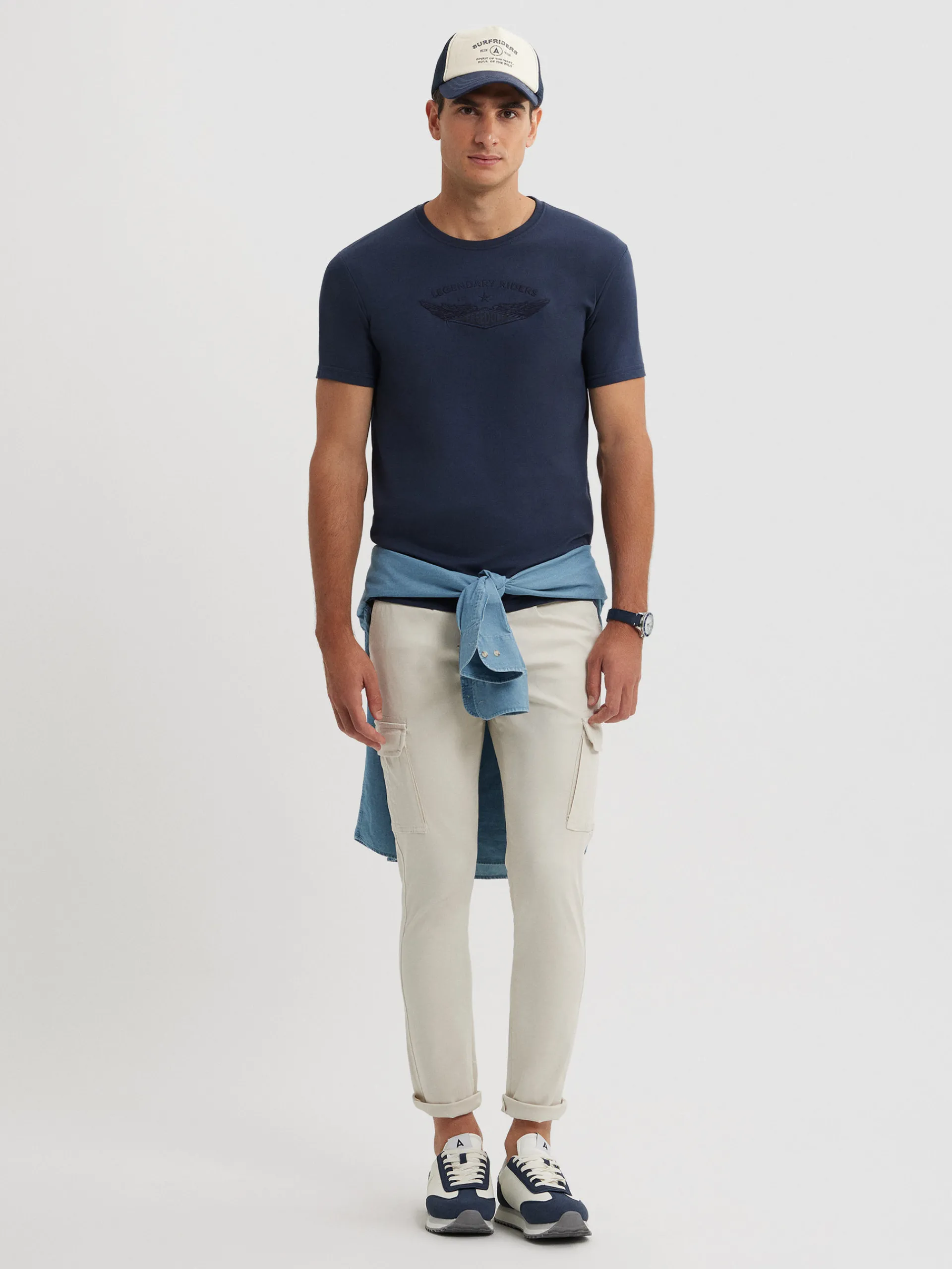 Camisetas-Alvaro Moreno CAMISETA FREEDOM Azul Marino