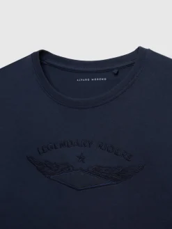 Camisetas-Alvaro Moreno CAMISETA FREEDOM Azul Marino