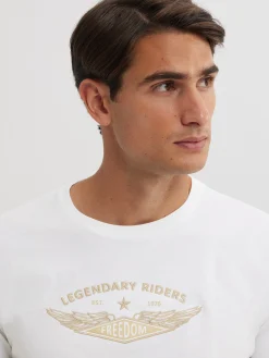 Camisetas-Alvaro Moreno CAMISETA FREEDOM Blanco