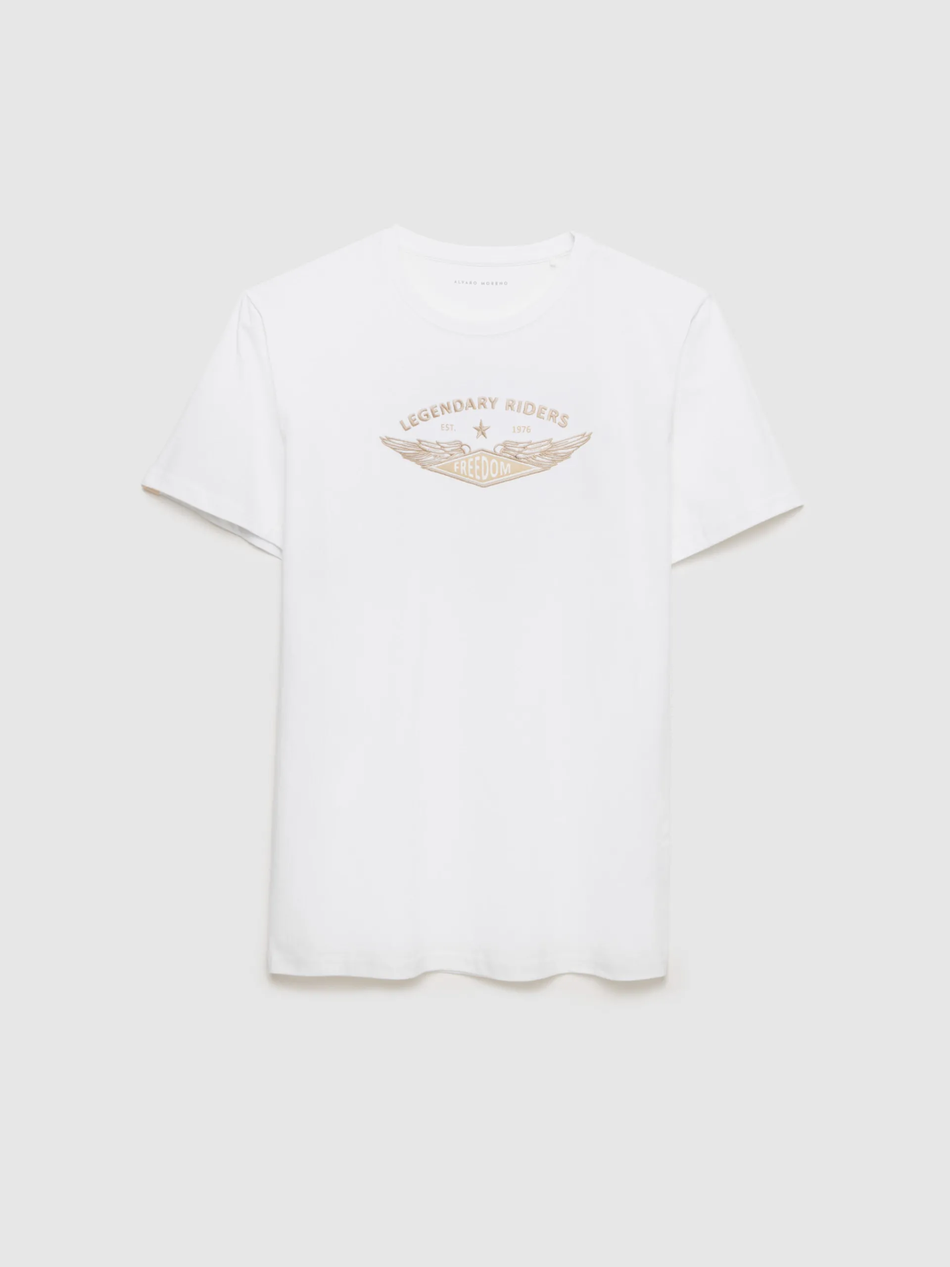 Camisetas-Alvaro Moreno CAMISETA FREEDOM Blanco