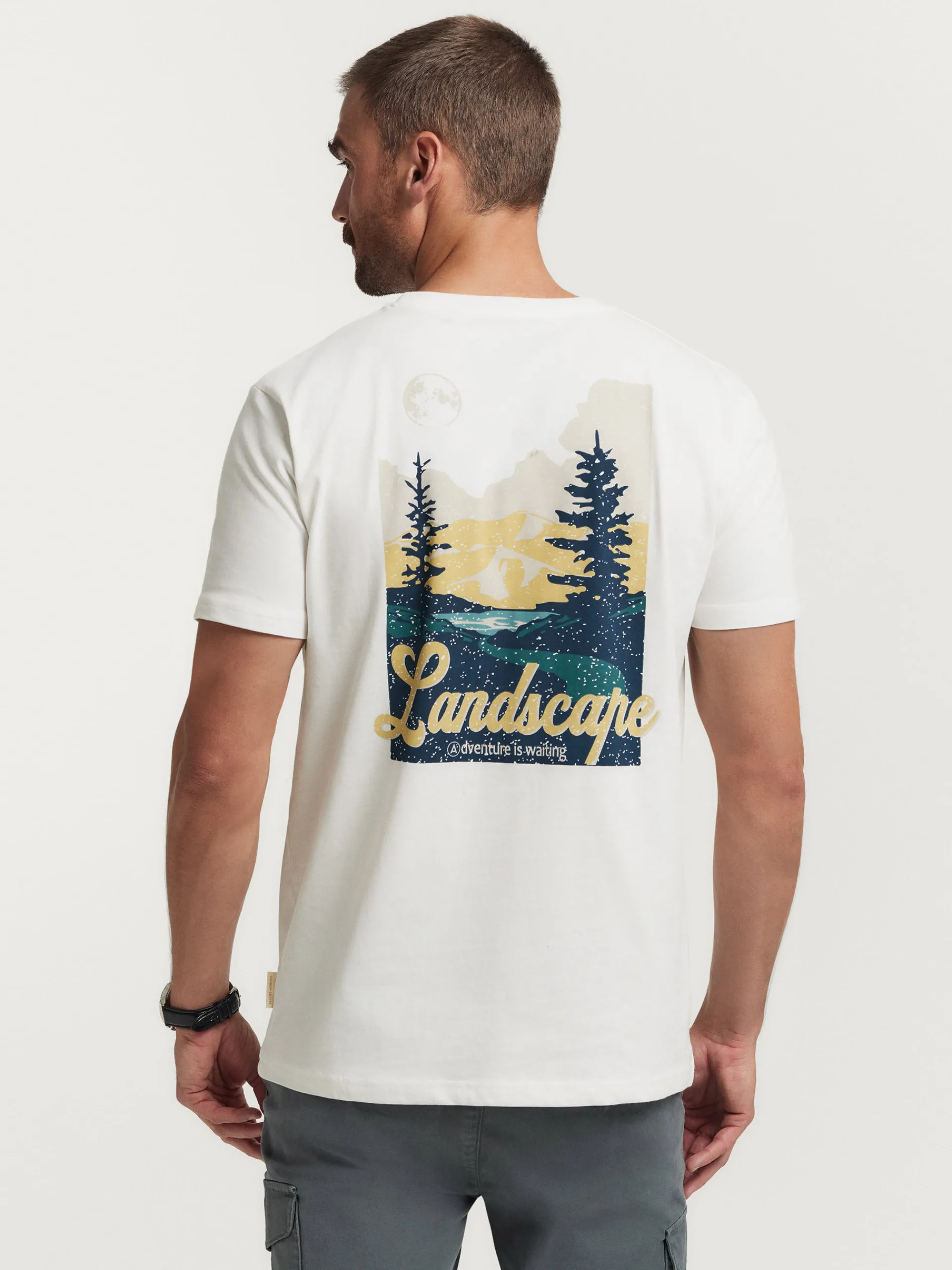 Camisetas-Alvaro Moreno CAMISETA LANDSCAPE Blanco