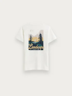 Camisetas-Alvaro Moreno CAMISETA LANDSCAPE KIDS Blanco