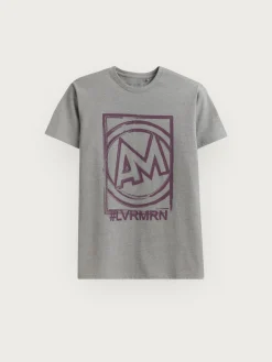 Teen|Camisetas-Alvaro Moreno CAMISETA LOGO Gris
