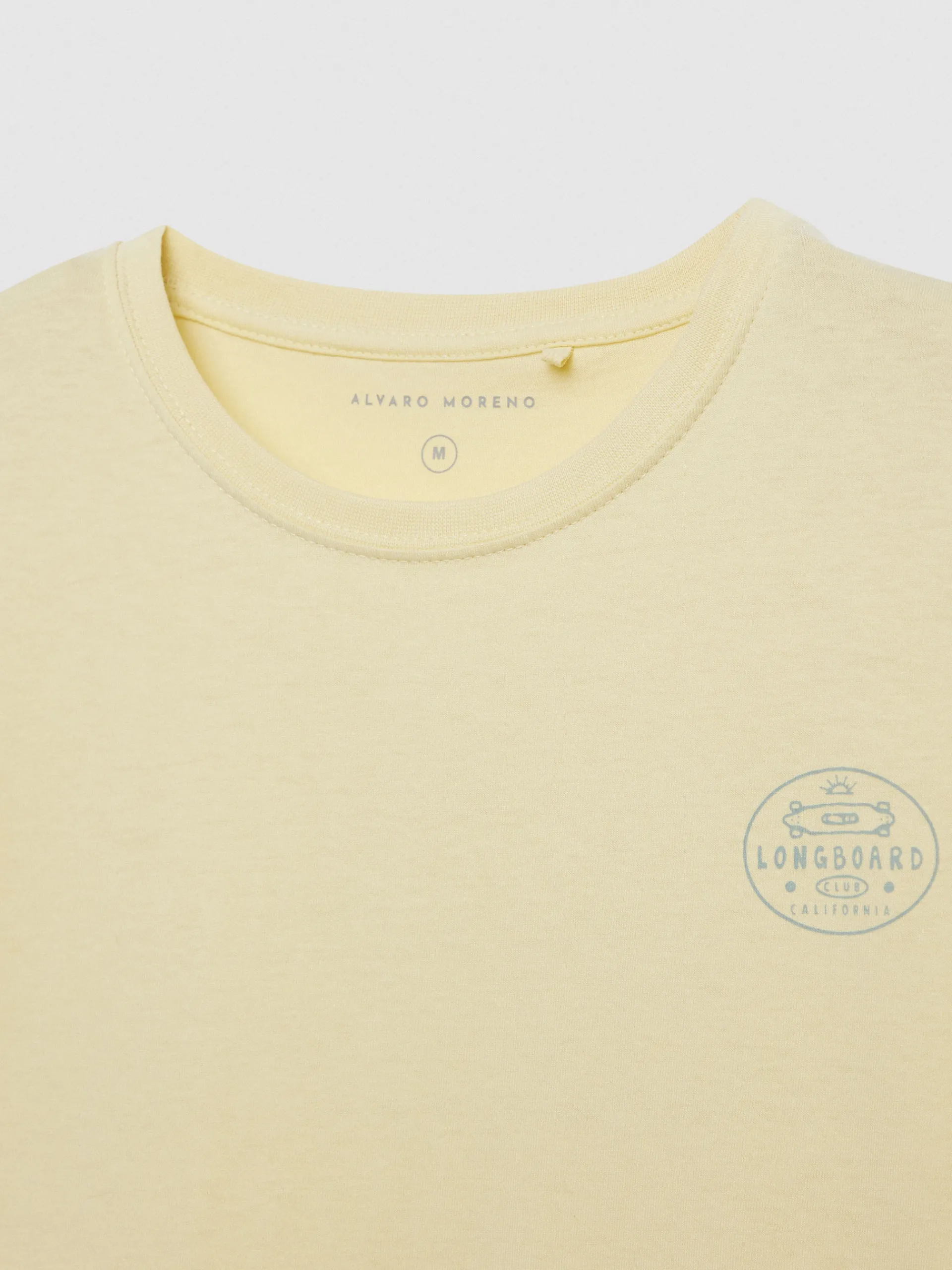 Camisetas-Alvaro Moreno CAMISETA LONGBOARD Amarillo
